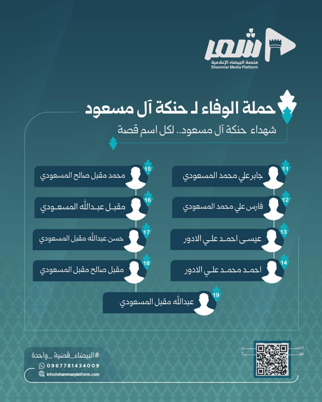 قائمة الشرف لشهداء حنكة آل مسعود